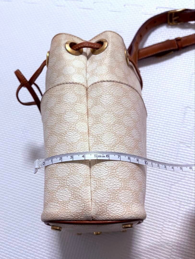 CELENEオールドセリーヌマカダム柄　　　　　　　　　　ショルダーバッグ巾着型