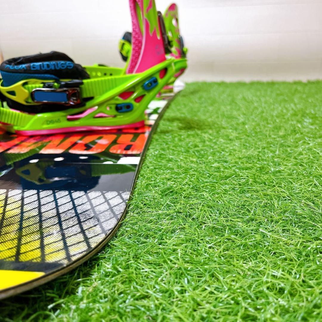 8【メンズ3点】初心者推薦　ROME 156cm FLUX M スノボ