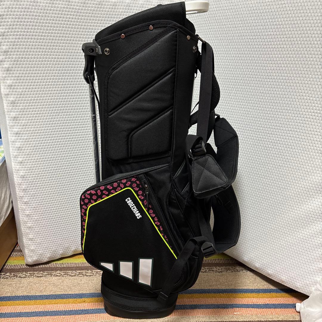 ふみちゃん【新品未使用】アディダス軽量スタンド非売品ゴルフキャディバッグ