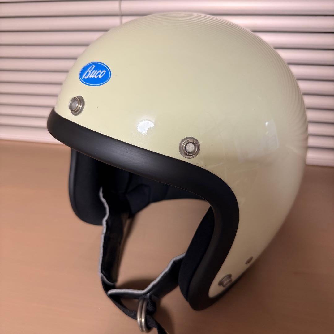 BUCO ブコ ジェットヘルメット アイボリー 59-60cm