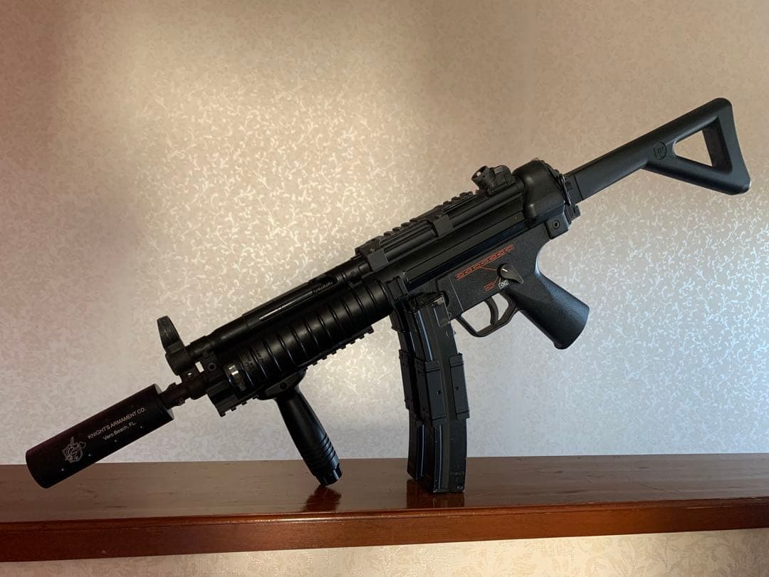 MP5 R.A.S 電動ガン ブラック サイレンサー付き