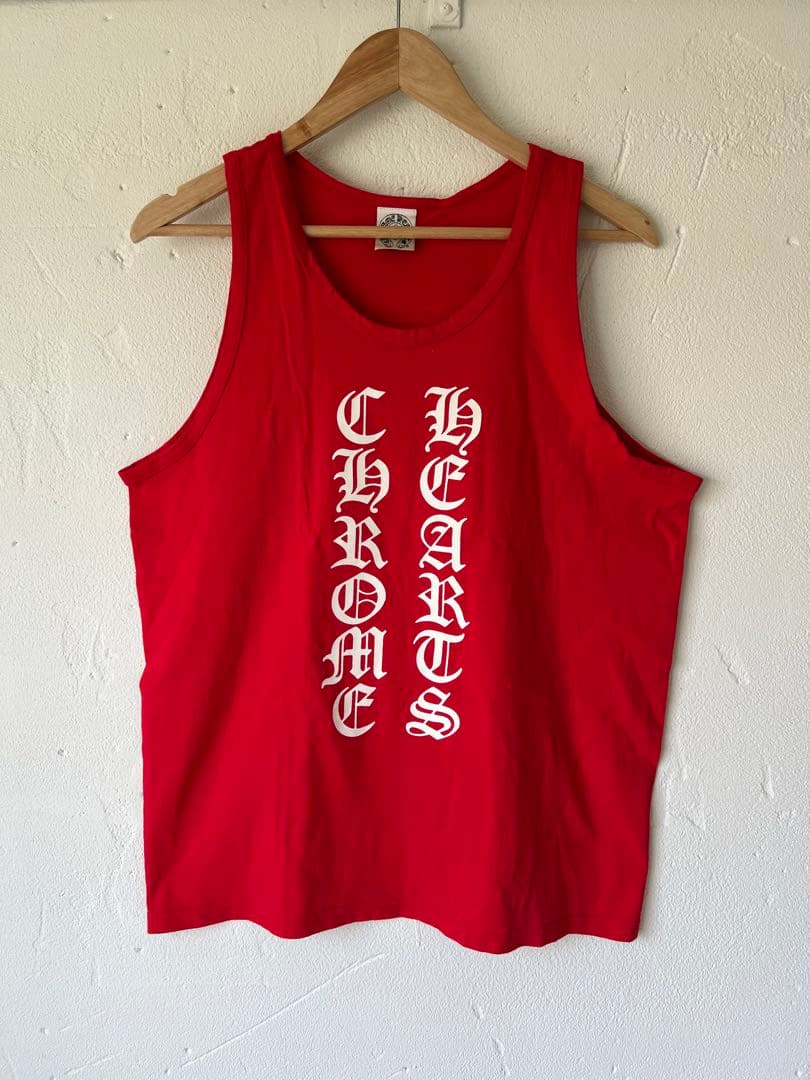 CHROME HEARTS タンクトップ M レッド