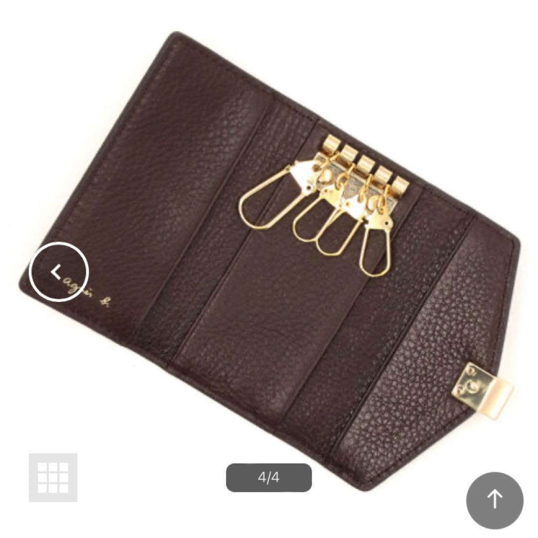 アニエスベー キーケース 新品 ブラック