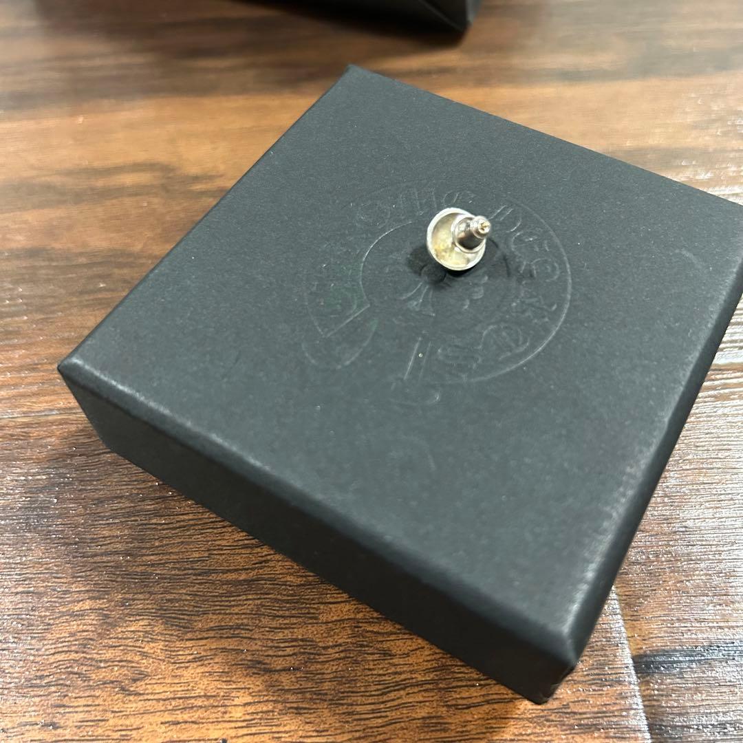 Chrome Hearts シルバー ピアス(片耳用) クロスボール