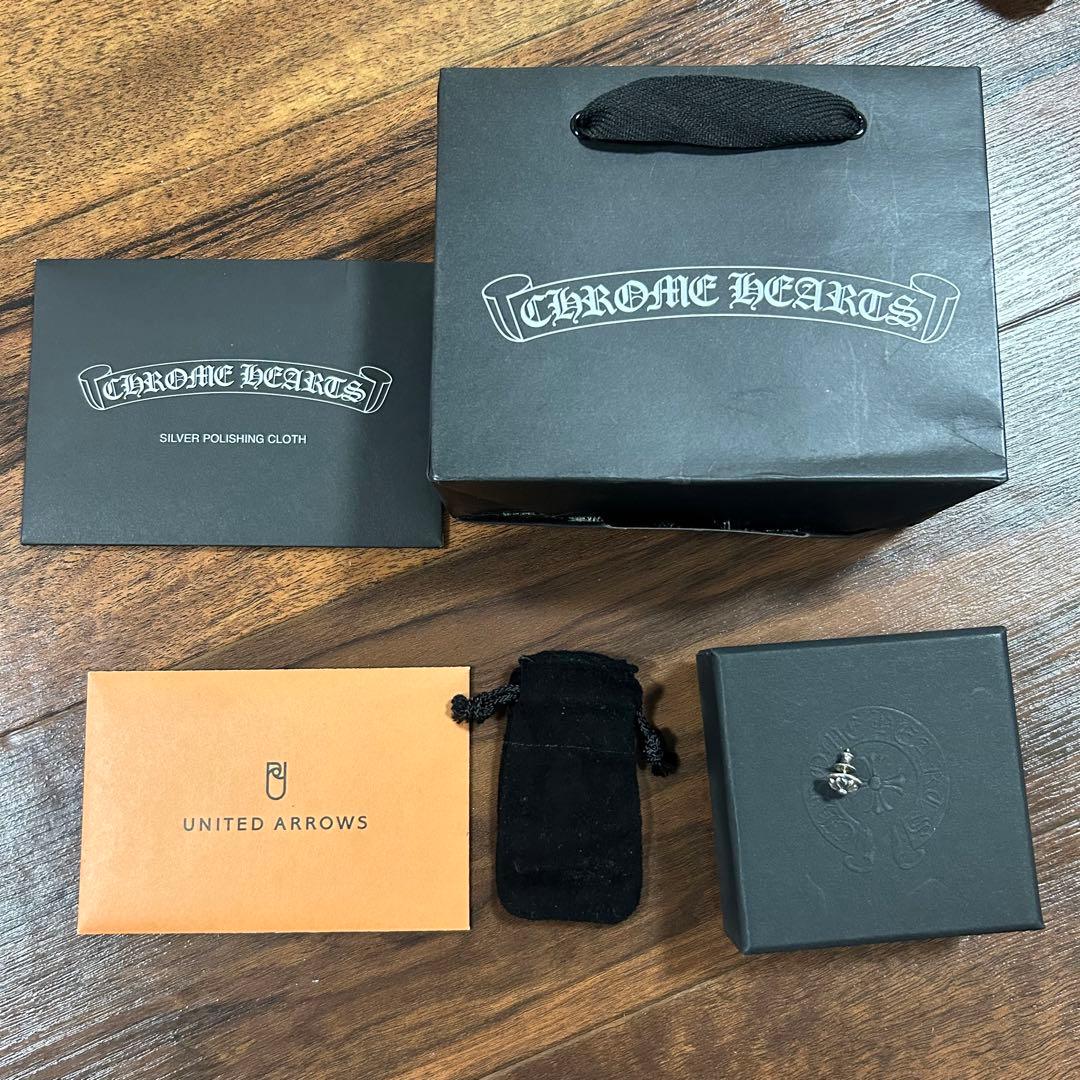 Chrome Hearts シルバー ピアス(片耳用) クロスボール