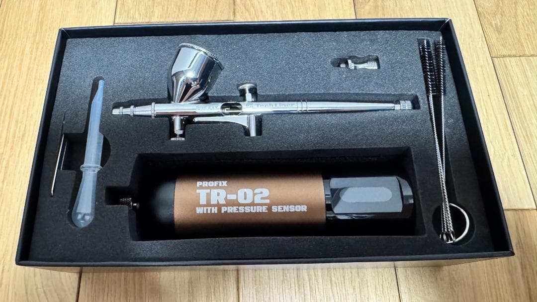 ヨッシー　PROFIX TR-02 PRO 充電式エアブラシ&予備バッテリ