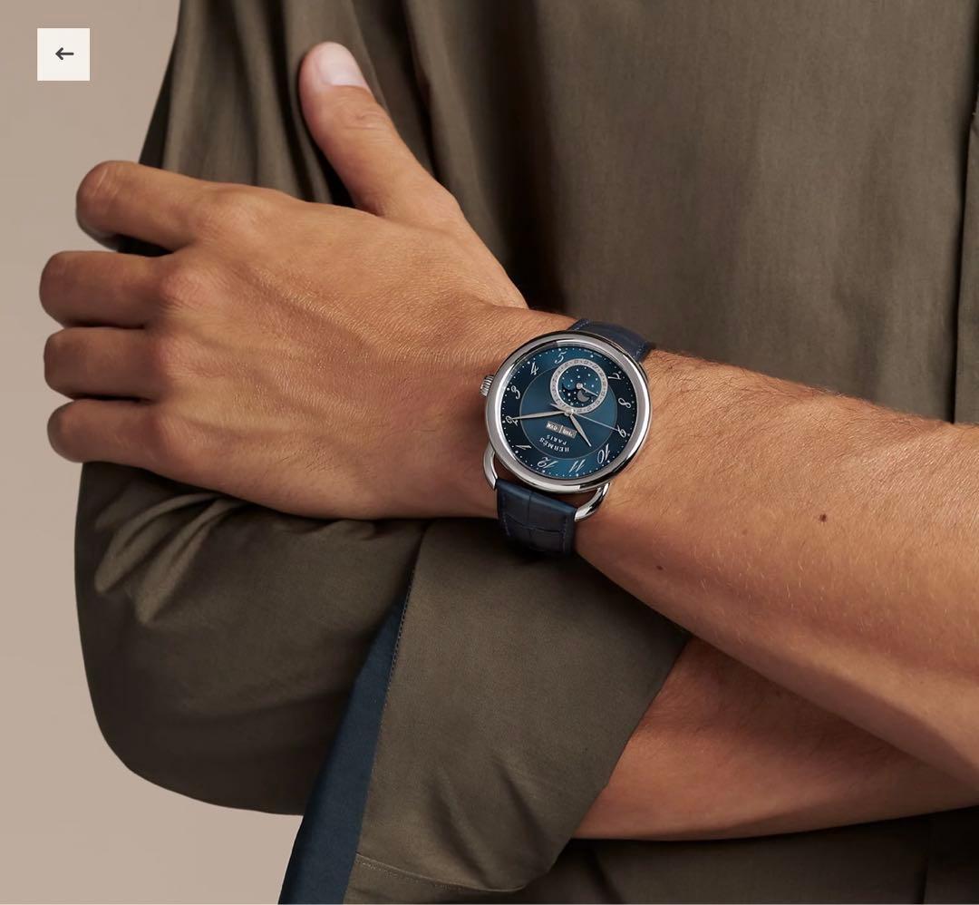 エルメス アルソー ムーンフェイス グランドリュンヌ メンズ SS 新品未使用