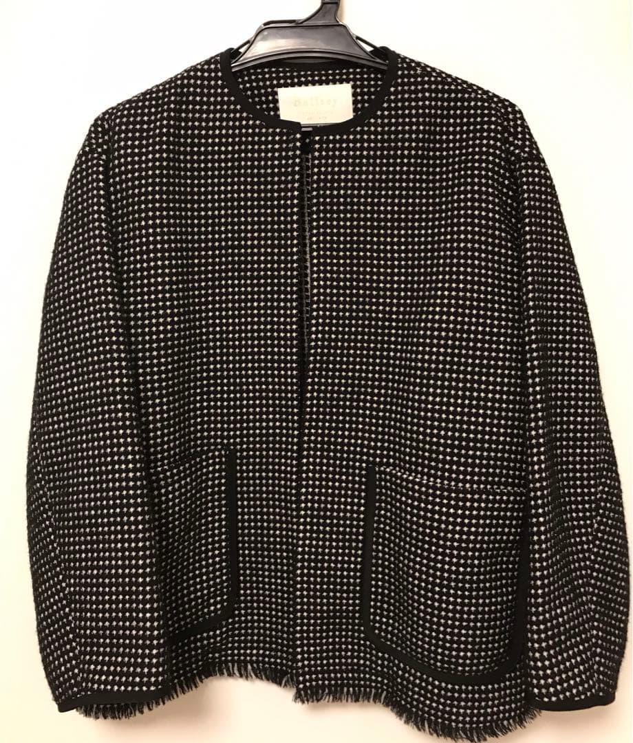 Ballsey ワッフルツイードノーカラージャケット