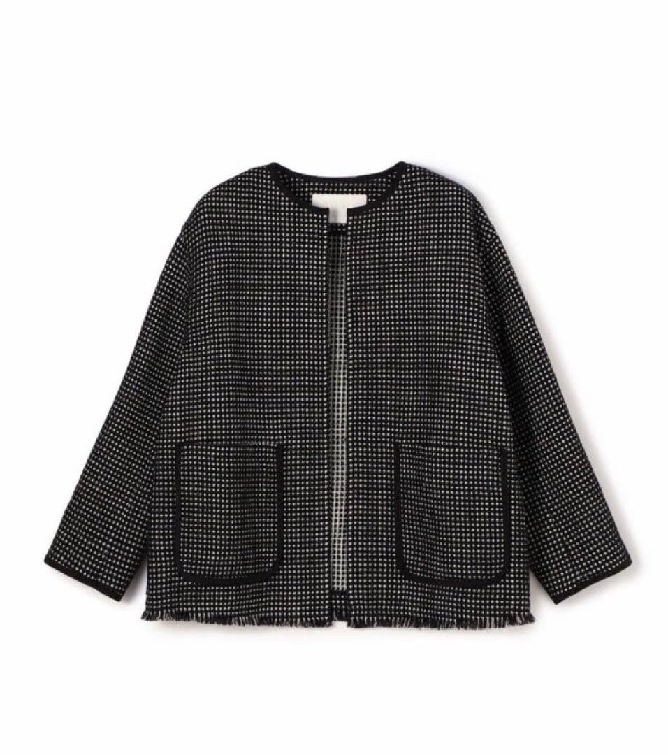 Ballsey ワッフルツイードノーカラージャケット