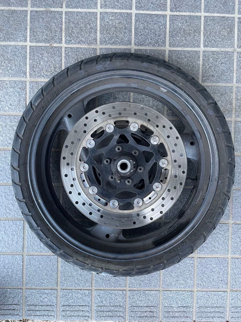 xjr400 4hm フロントタイヤダブルディスク