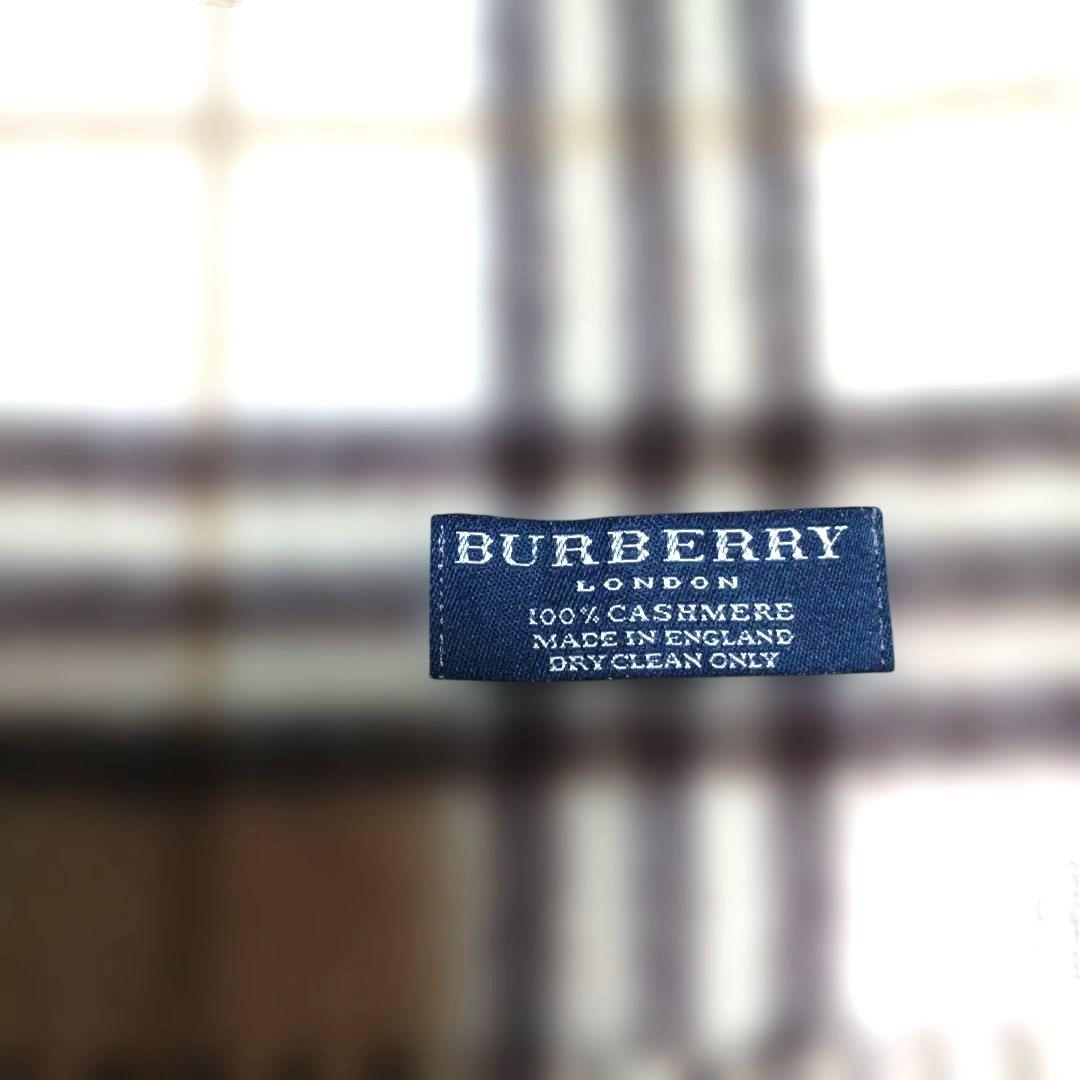 BURBERRY LONDON チェック柄 カシミヤ100%　マフラー