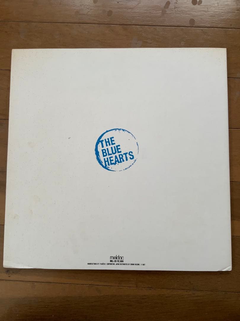 THE BLUE HEARTS LP レコード　初回ダンボールジャケ