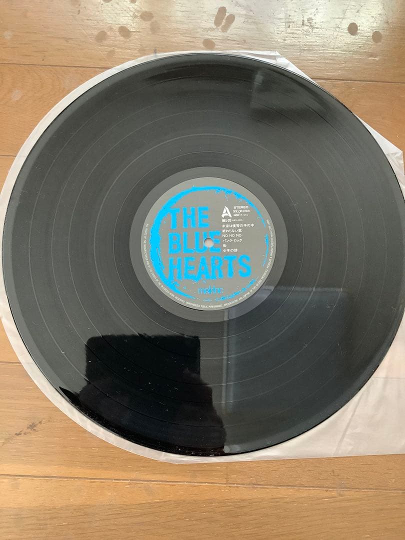 THE BLUE HEARTS LP レコード　初回ダンボールジャケ