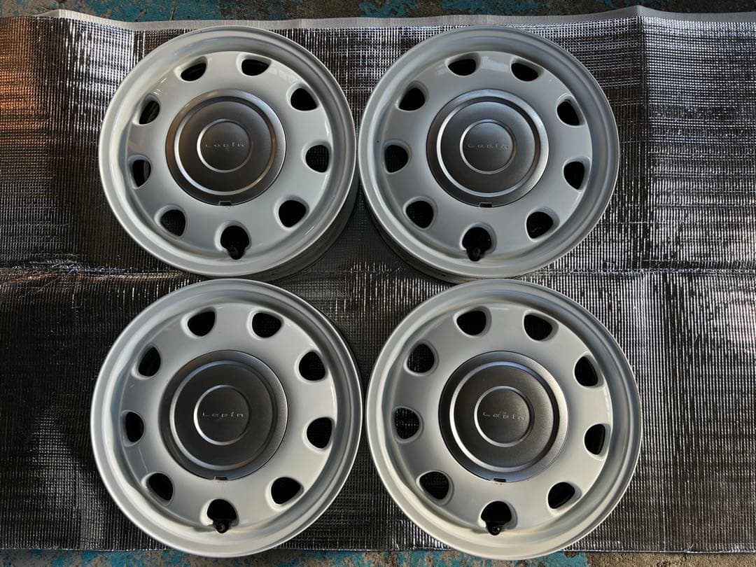 スズキ ラパン ショコラ 純正アルミホイール 14×4.5 100 ENKEI製