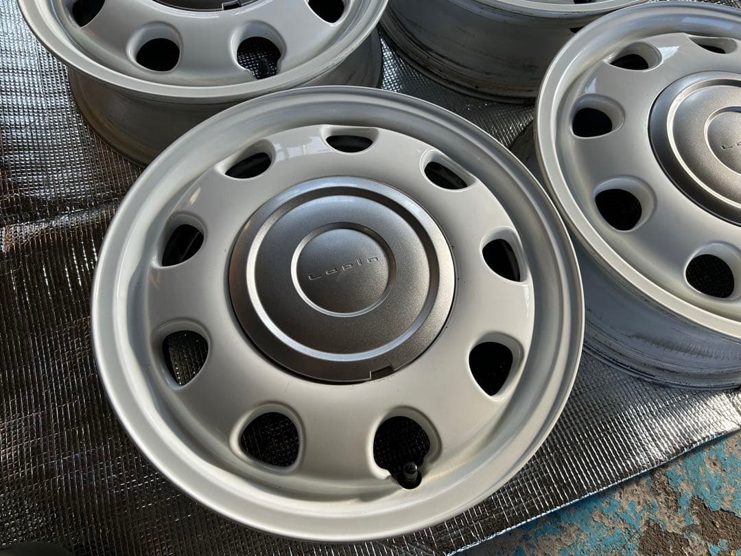 スズキ ラパン ショコラ 純正アルミホイール 14×4.5 100 ENKEI製