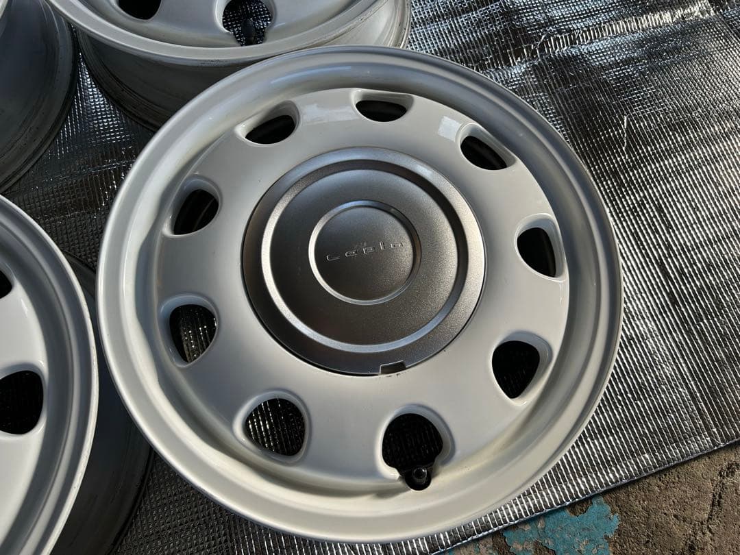 スズキ ラパン ショコラ 純正アルミホイール 14×4.5 100 ENKEI製