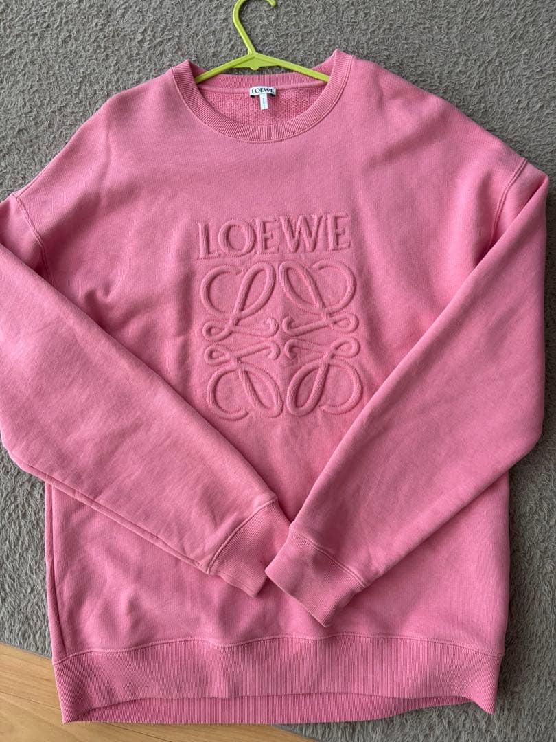 LOEWE ピンク スウェット トレーナー xs