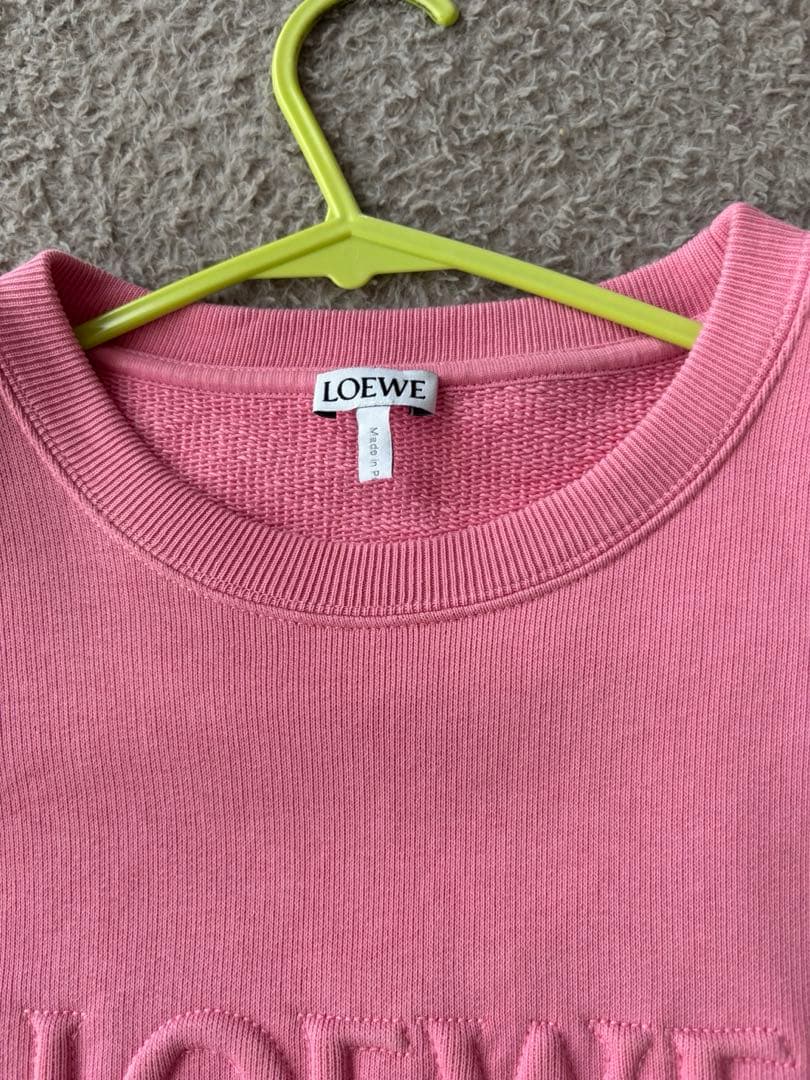 LOEWE ピンク スウェット トレーナー xs