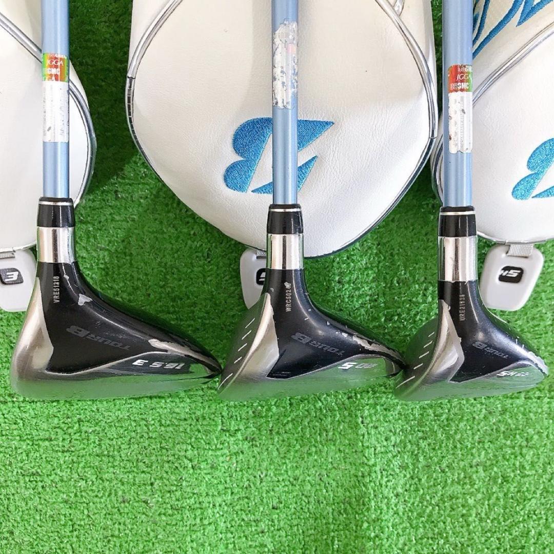 チ71★ブリヂストン TOUR B JGR 2017 レディース ウッド系3本A