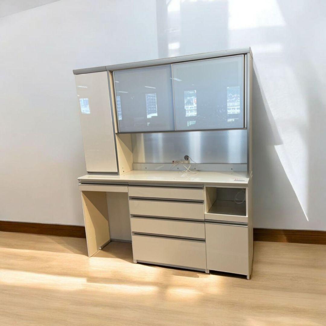 Monster ホワイト木製モダンキッチンカウンター