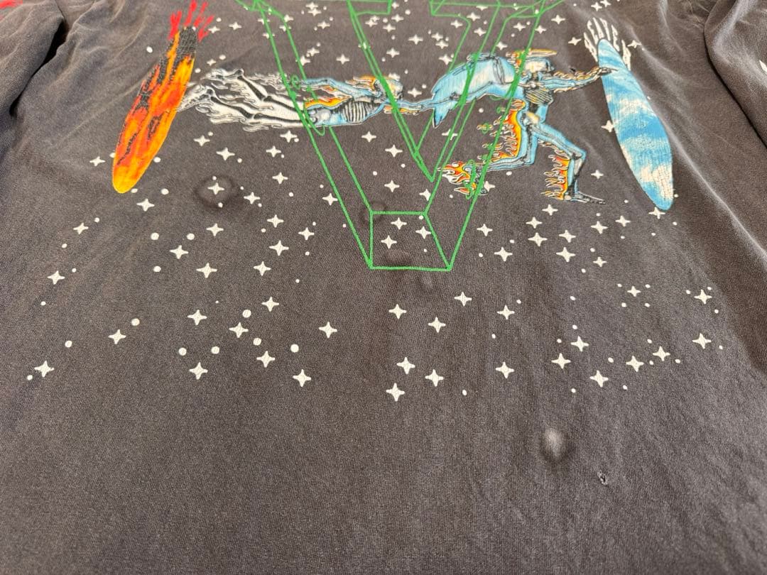 セントマイケル　SAINT Mxxxxxx Vlone　ロンT　Lサイズ最終値下