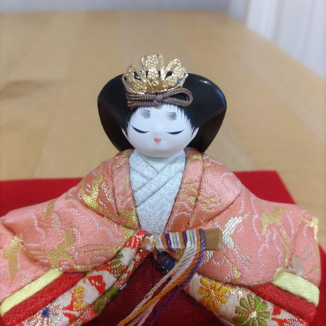 木目込人形　♥親王飾り❅小さい雛人形♥
