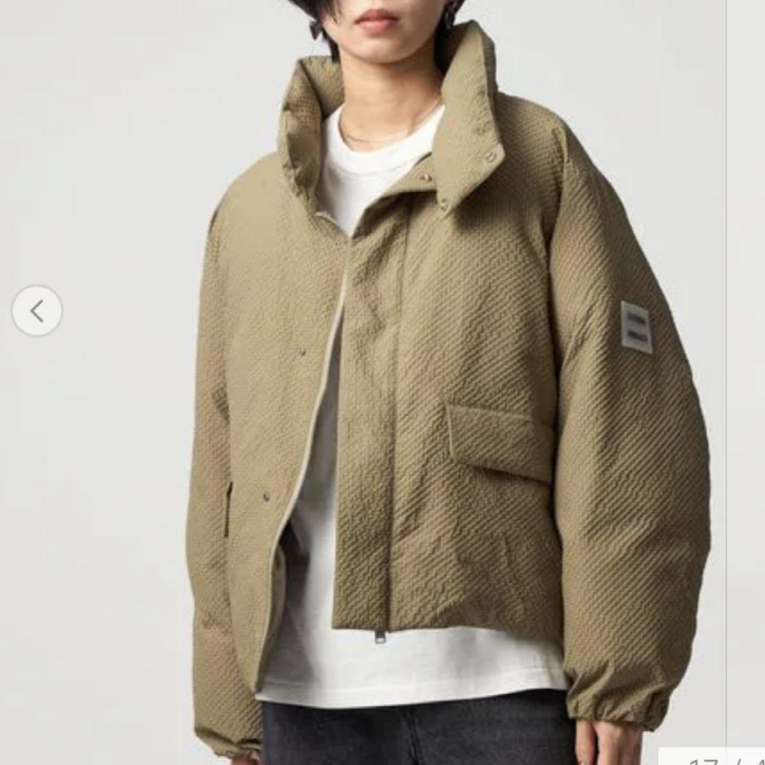 CITEN ミニチェックパデッドブルゾン 中綿ジャケット アウター