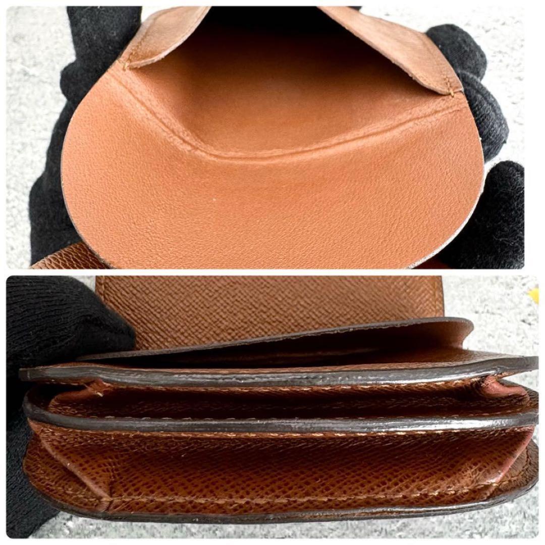 ルイヴィトン モノグラム　小銭入れ　ポルトモネ グセ ケース 　財布