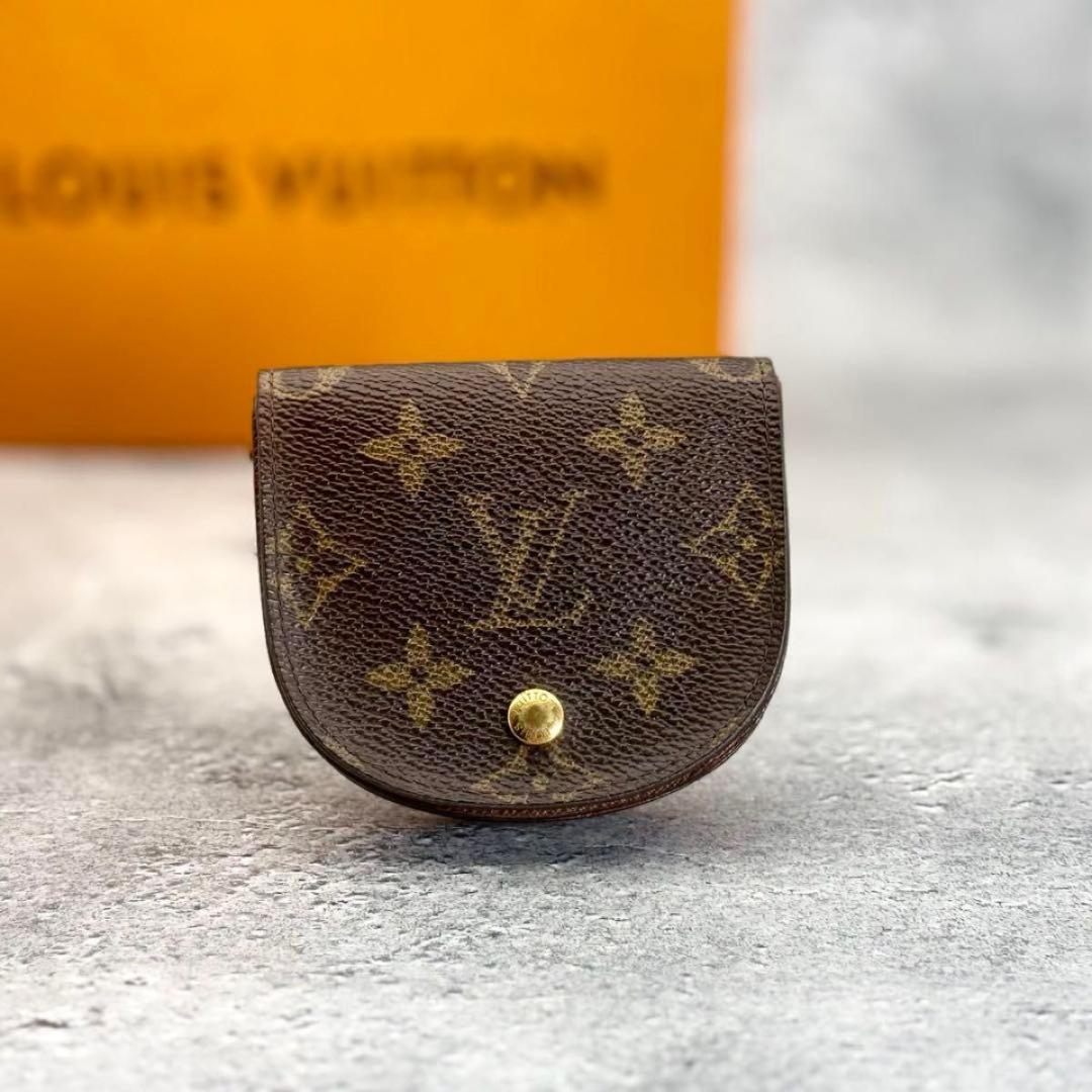 ルイヴィトン モノグラム　小銭入れ　ポルトモネ グセ ケース 　財布
