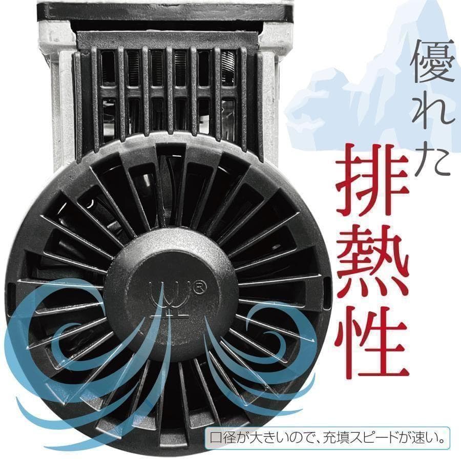 中古コンプレッサー 100v　静音　小型　オイルレス　12L