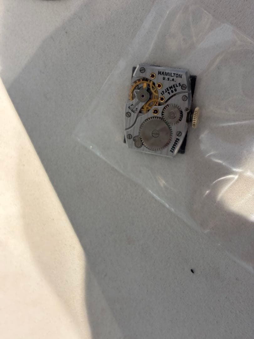 レ*チ様 激安早物勝ハミルトン　希少EATON 手巻植字インデックス18金無垢素