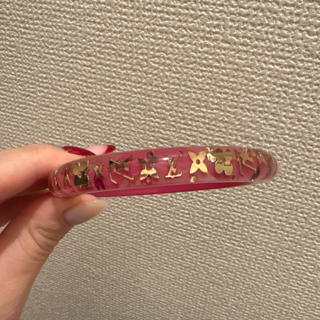 ルイヴィトン❁LOUIS VUITTON ❁ピンクバングル
