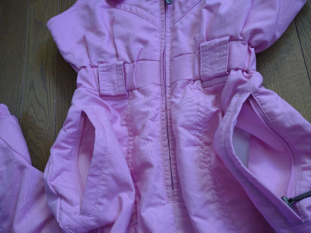 スキー用ウェア つなぎタイプ日本製 &  手袋 レディース  ピンク