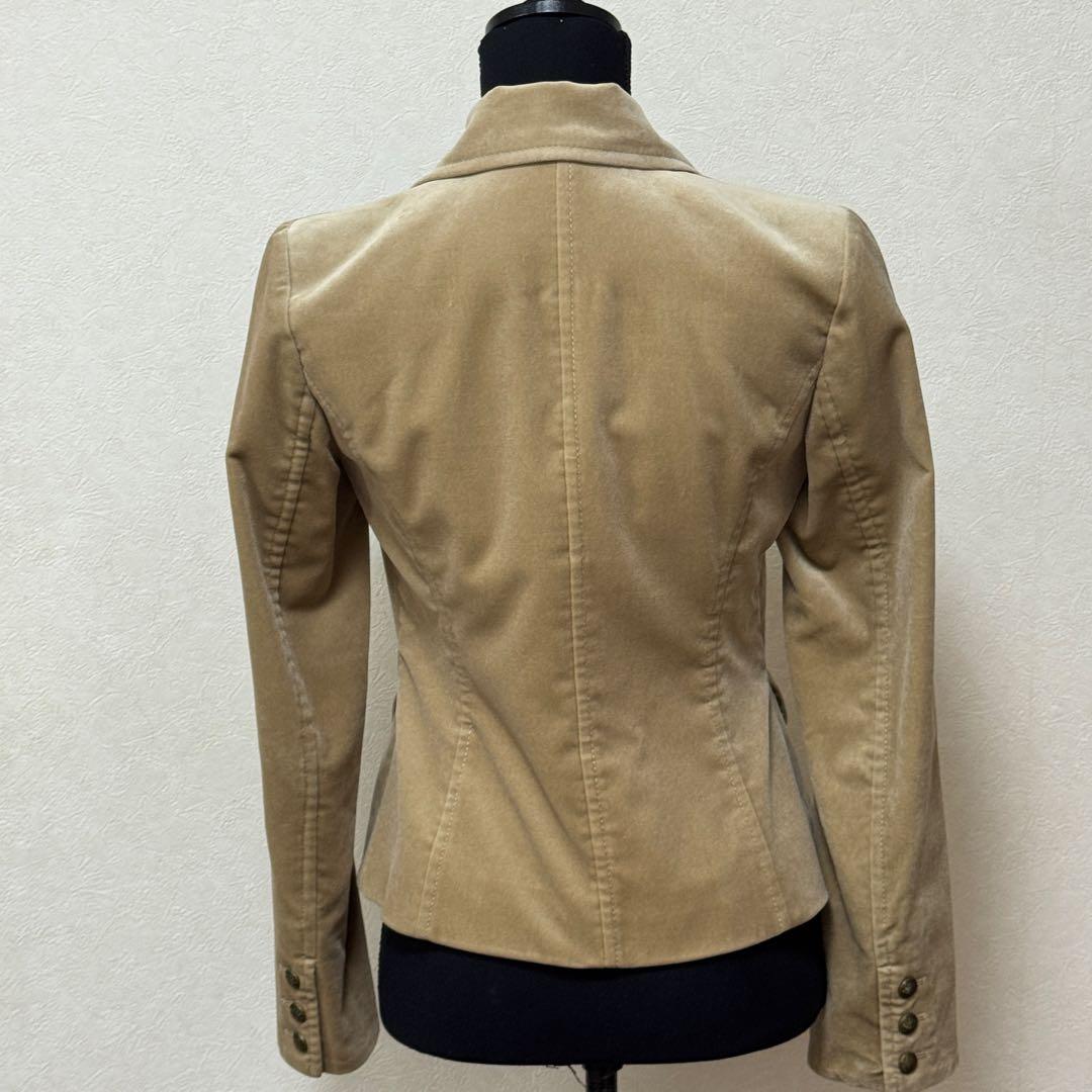 BURBERRY バーバリーブルーレーベル ベロア テーラードジャケット 38