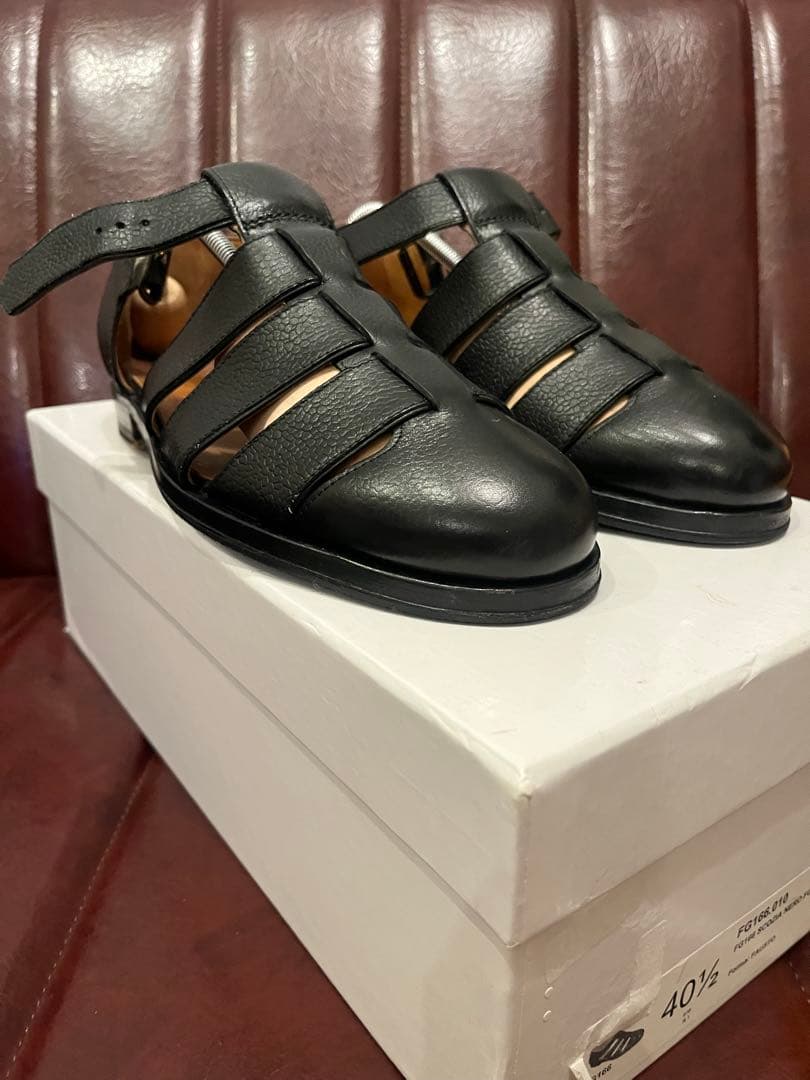 【美品裏張り済】F.LLI Giacometti グルカサンダル 40.5