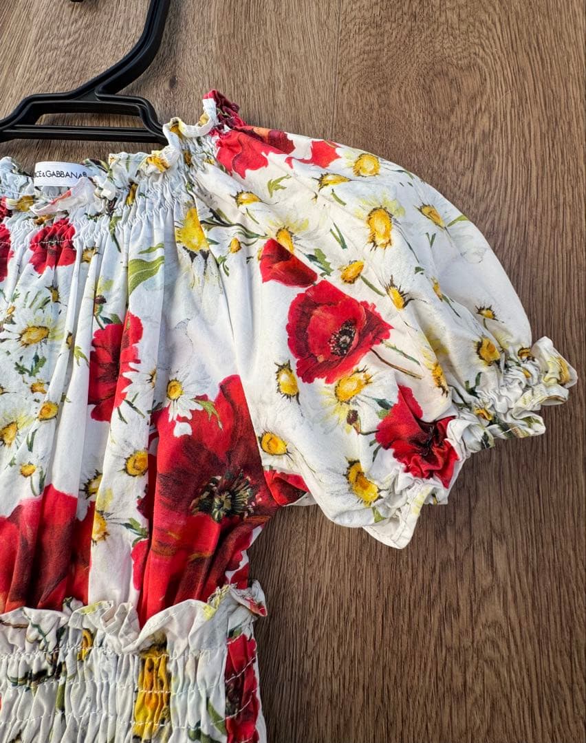 最終値下げ！！Dolce & Gabbana 花柄ワンピース 100cm~