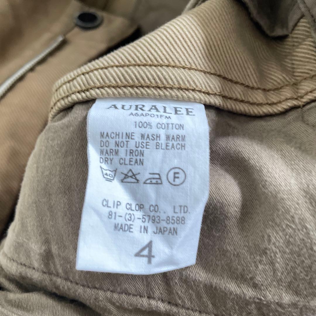 AURALEE FINX MOLESKIN WIDE PANTS / サイズ４