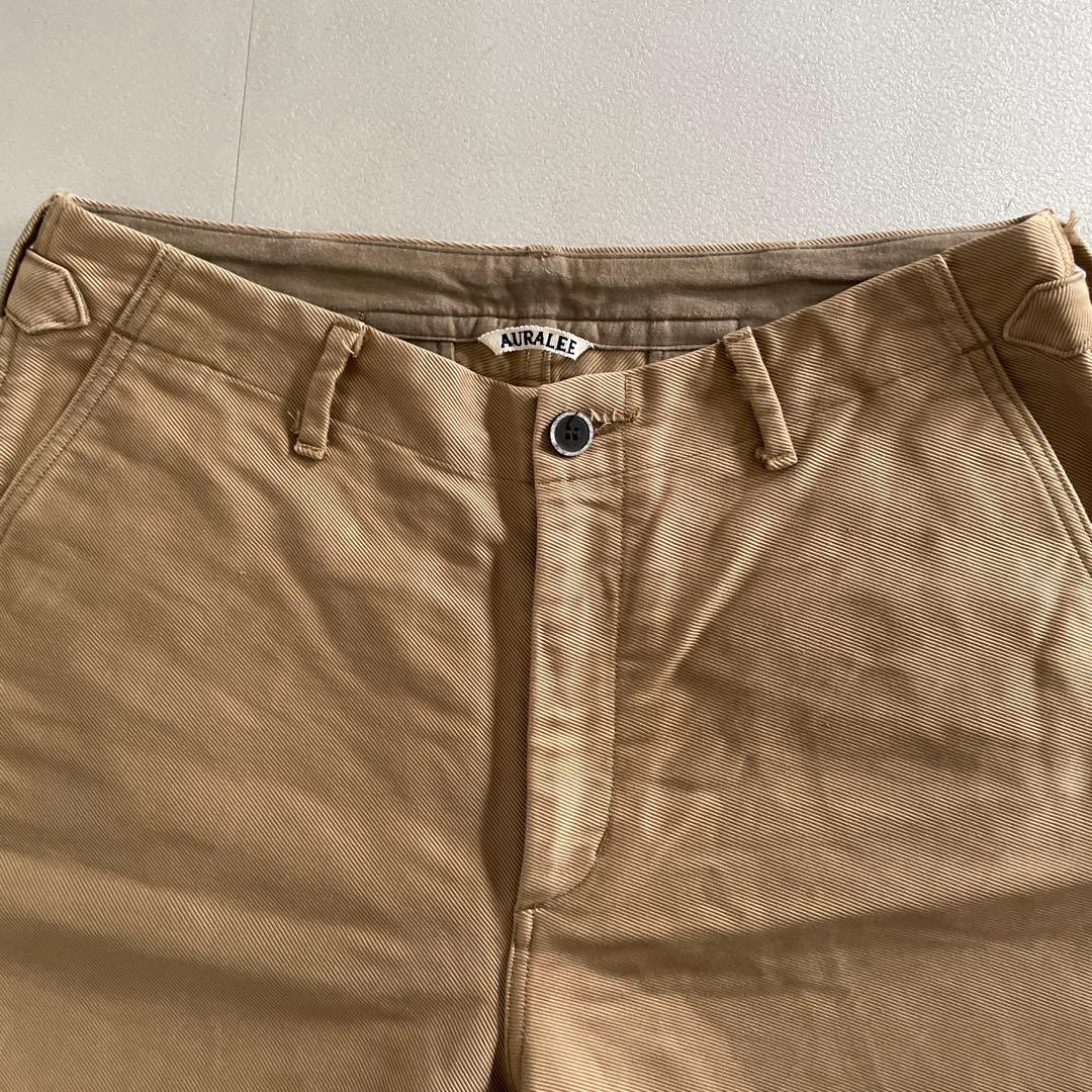AURALEE FINX MOLESKIN WIDE PANTS / サイズ４