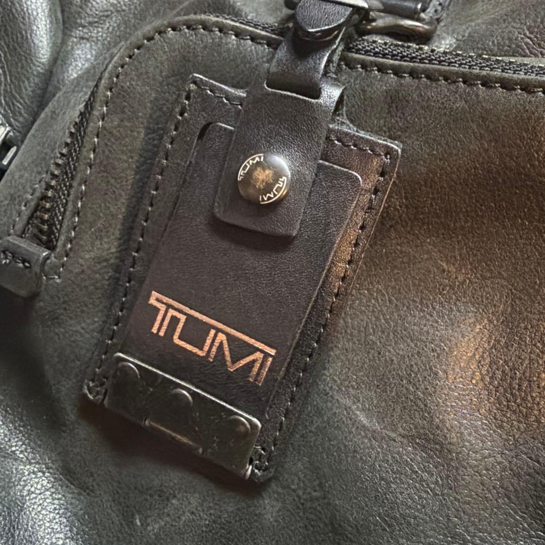 バッグ 2way ブラック TUMI アルファ 92340DH オールレザー