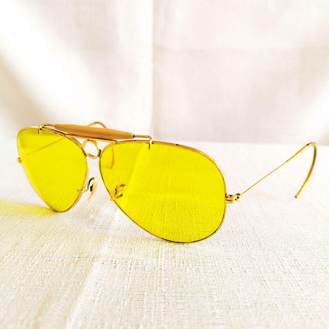 希少✨レイバン　ボシュロム　カリクローム　シューター　イエロー　ヴィンテージ