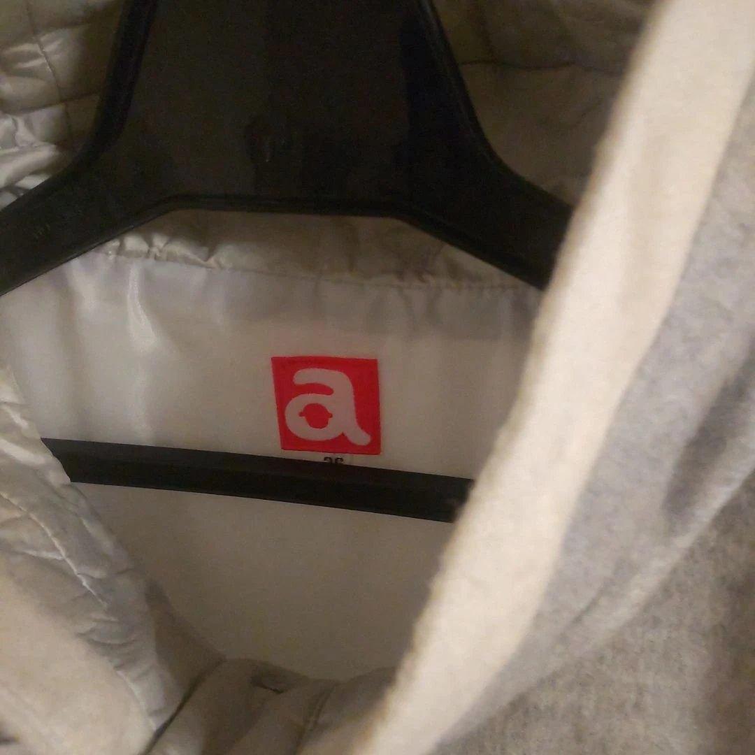 アルチビオ グレー ホワイト 中綿入りベスト