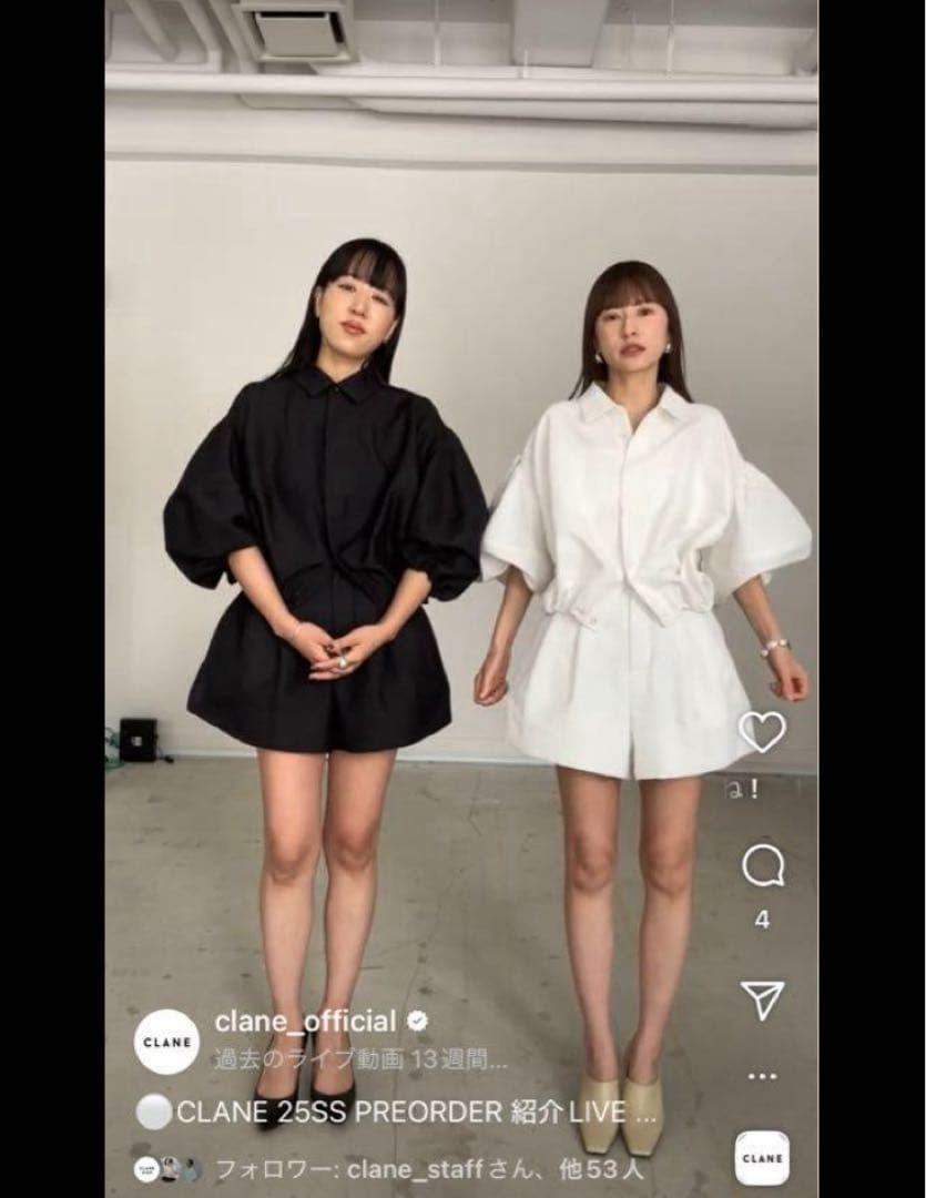 【CLANE 25SS 】DAD SHORT PANTS M