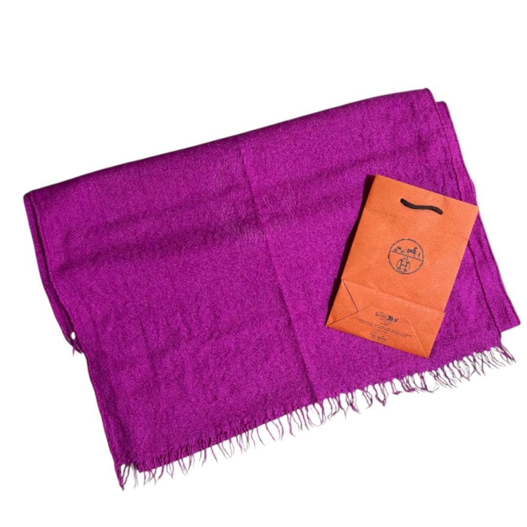 エルメス HERMES ニューリブリス ストール マフラー カシミヤ シルク