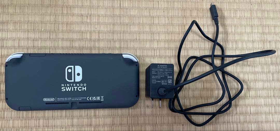 【初期化済】Nintendo Switch Lite グレー 本体＋充電器セット