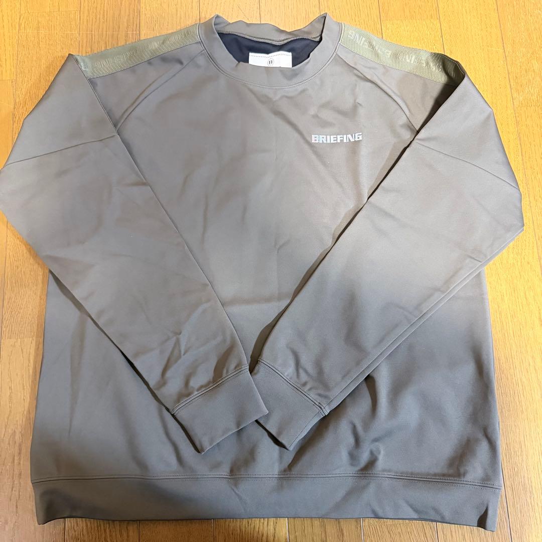 BRIEFING グレー グリーン　セーター S