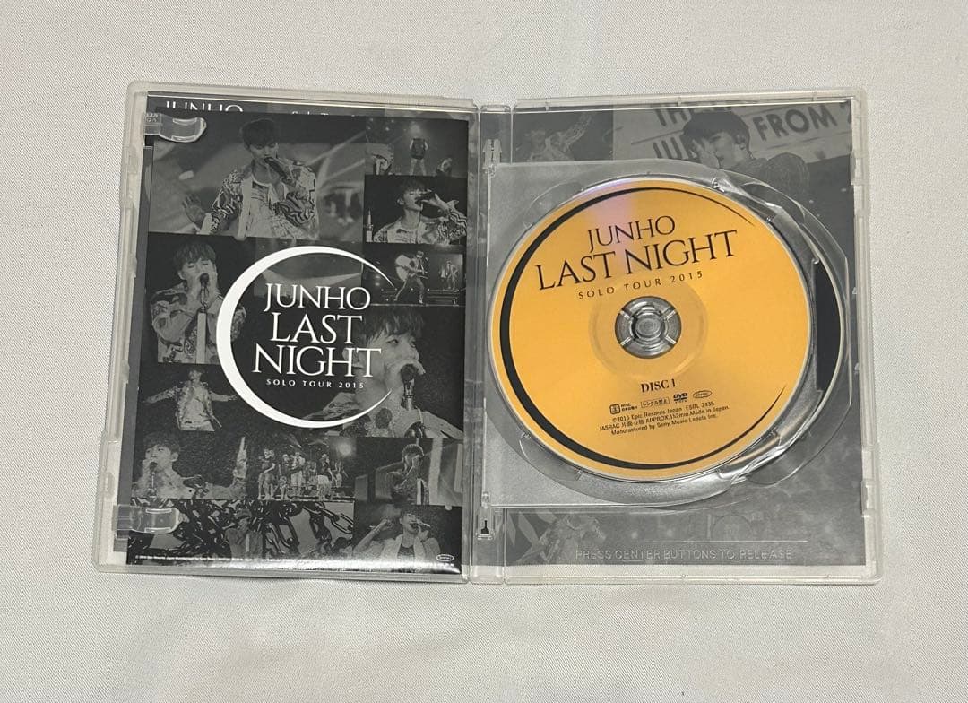 JUNHO From2PM LAST NIGHT DVD2015 初回生産限定盤