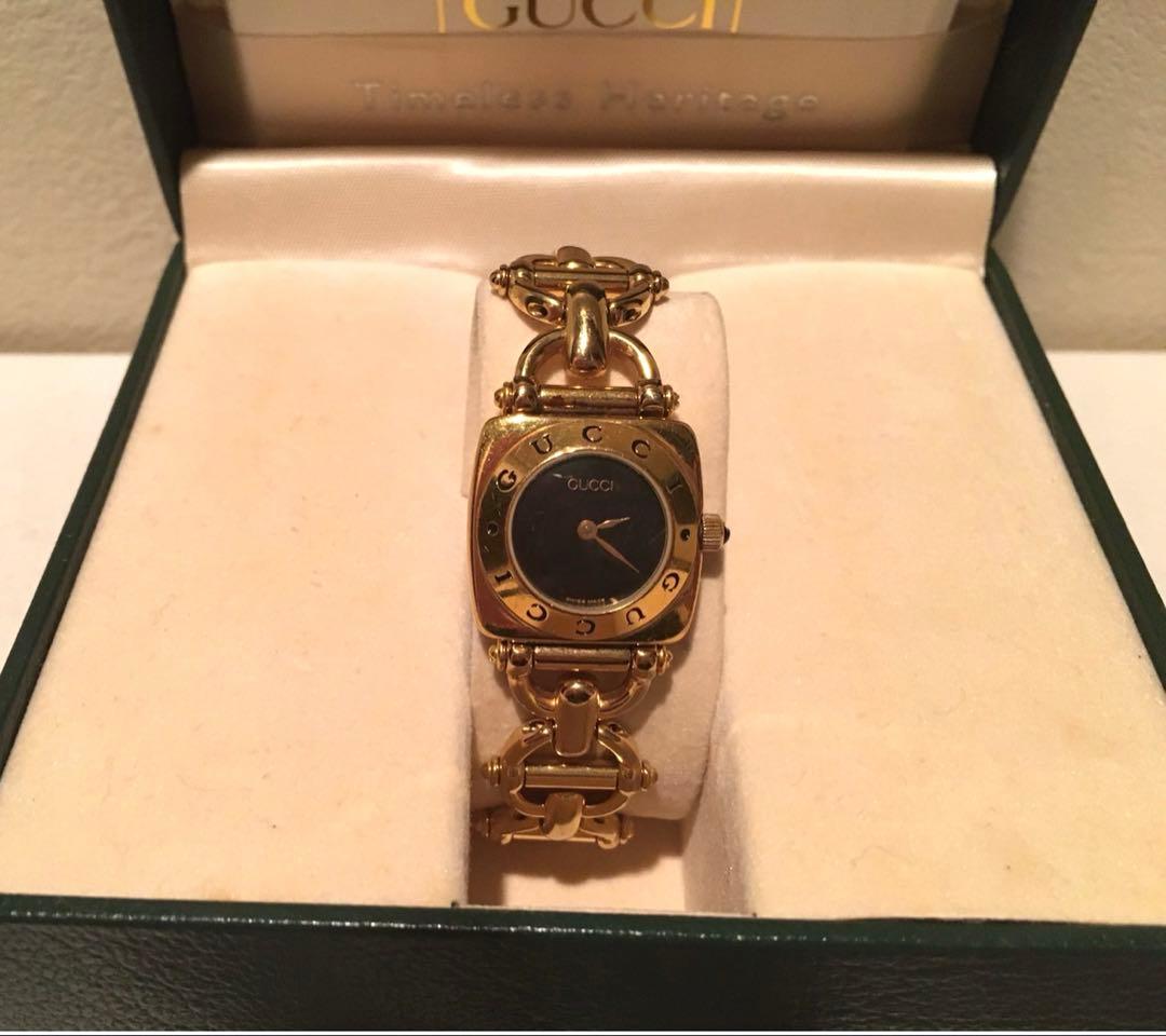 GUCCI ホースビット6400L 腕時計　ゴールド　稼働品