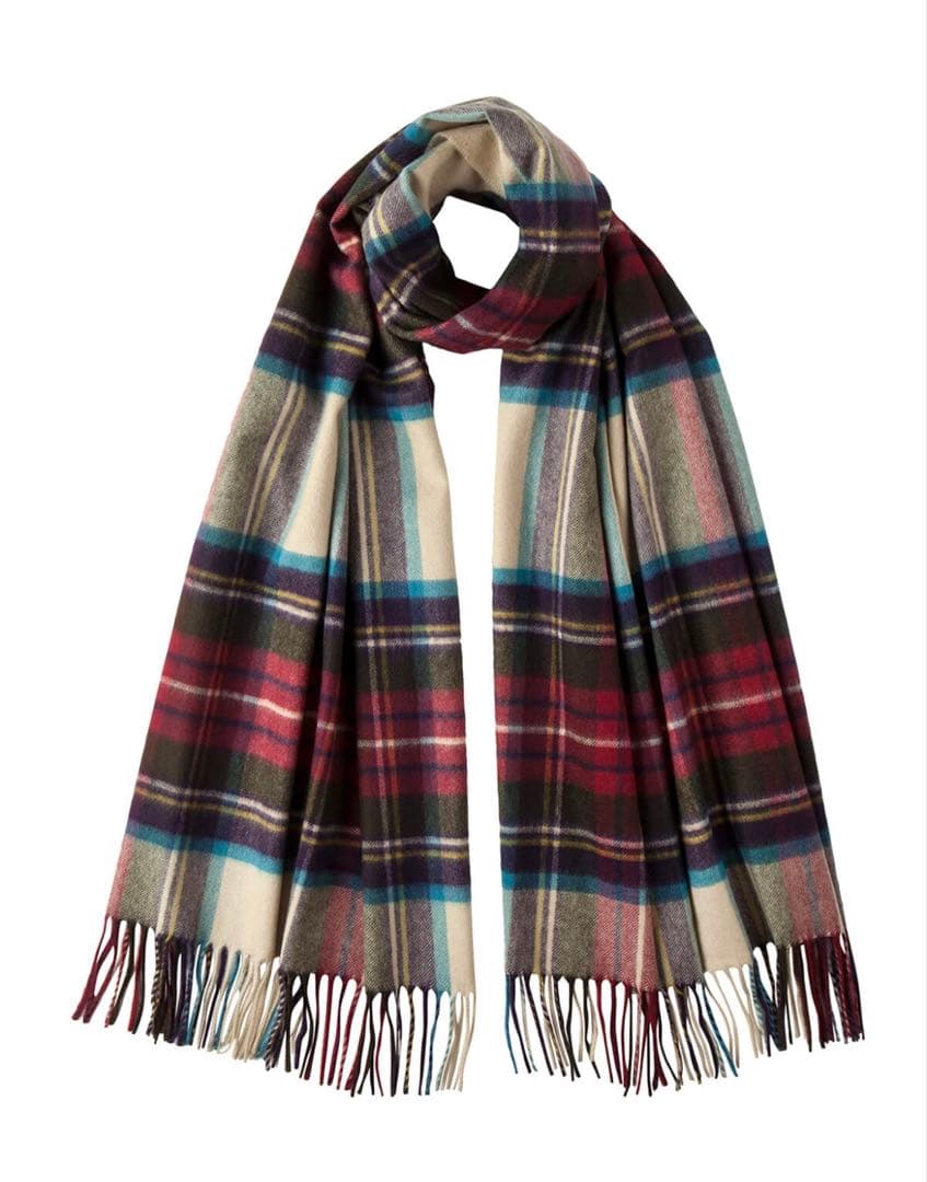 新品未使用 ジョンストンズ ヘシアン 大判ストール JOHNSTONS マフラー