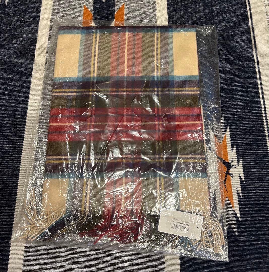 新品未使用 ジョンストンズ ヘシアン 大判ストール JOHNSTONS マフラー