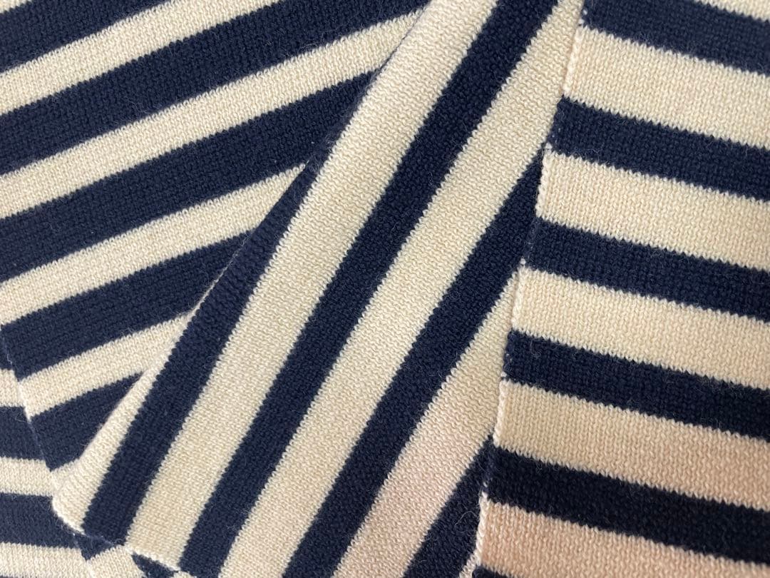 BALENCIAGA マフラー ストライプニット生地